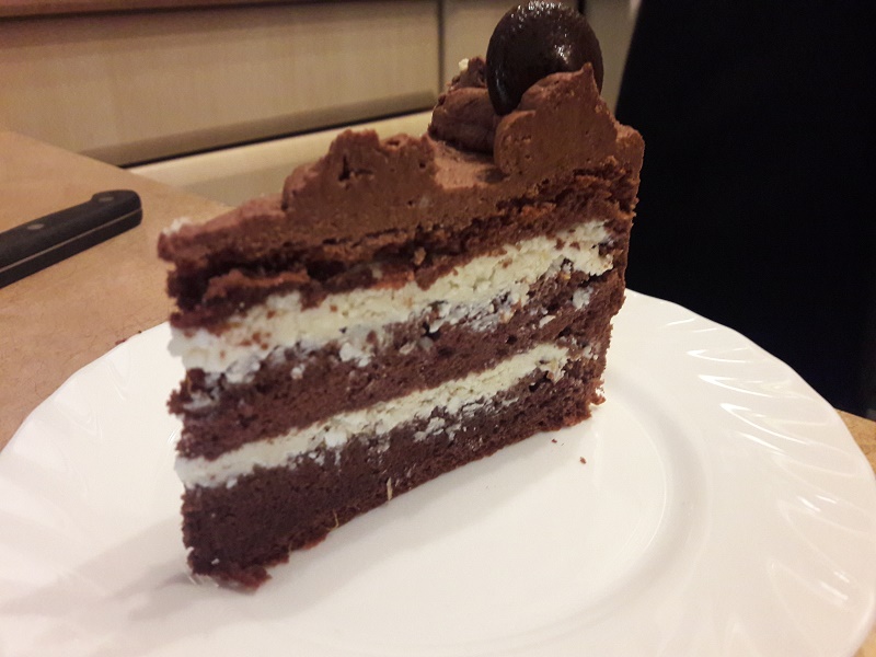 Túrós-csokoládés szelet